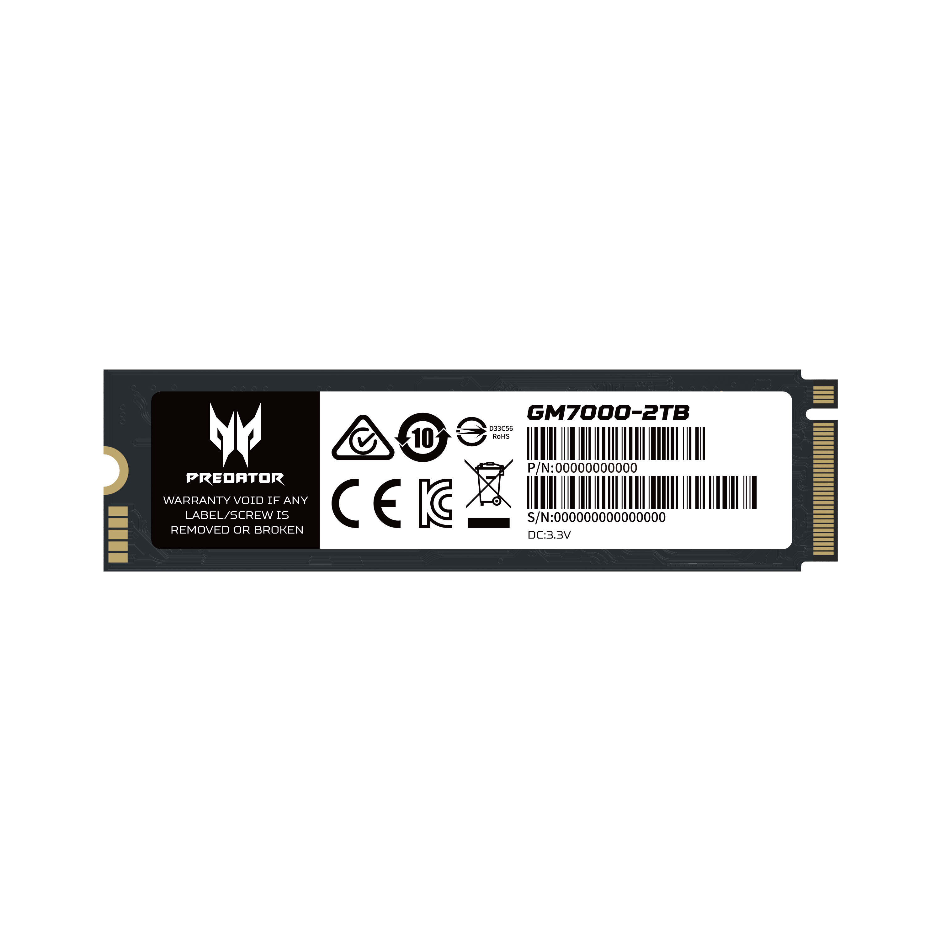Predator GM7000 PCIe 4.0 SSD